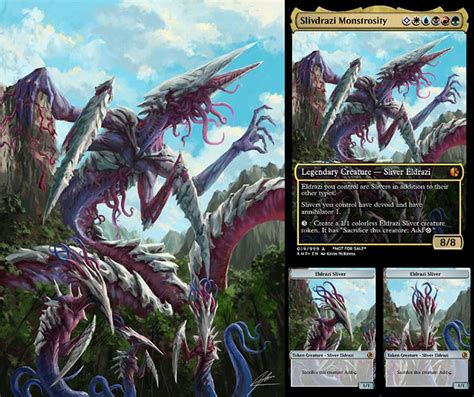 [Fan Art] Painted a Slivdrazi Monstrosity! : r/magicTCG