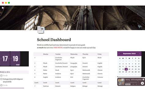 School Dashboard Template | Notion Marketplace