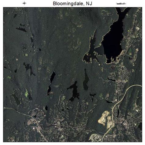 Aerial Photography Map of Bloomingdale, NJ New Jersey