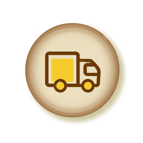 Yellow Three Dimensional Layered Logistics Icon, Logistics Icons, Layered, Icon PNG Transparent ...