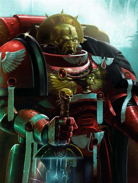 Warhammer 40k artwork — Blood Angels Captain by...