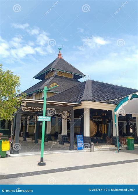 Historic Building, the Great Mosque of Demak Stock Photo - Image of ...