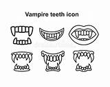 Vampires Teeth Logo Nosferatu Fangs Prosthetic Vampire Pointed sketch template