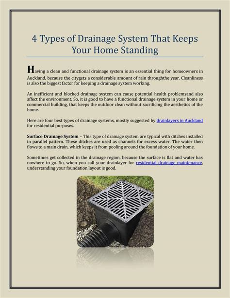 Different Types Of Drainage System - sizzletips