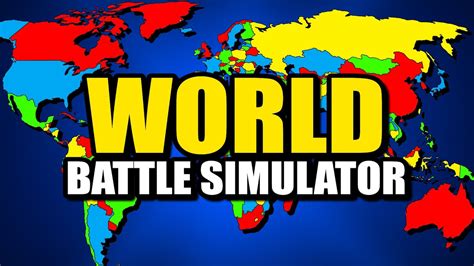 I Created a WORLD Battle Royale Simulator! - YouTube