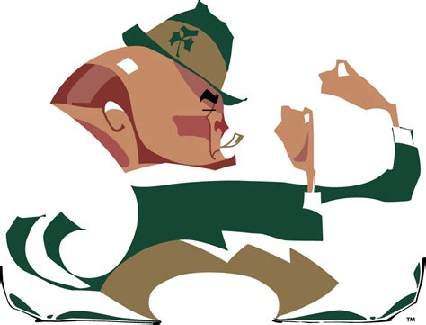 Notre Dame Fighting Irish Secondary Logo - NCAA Division I (n-r) (NCAA n-r) - Chris Creamer's ...