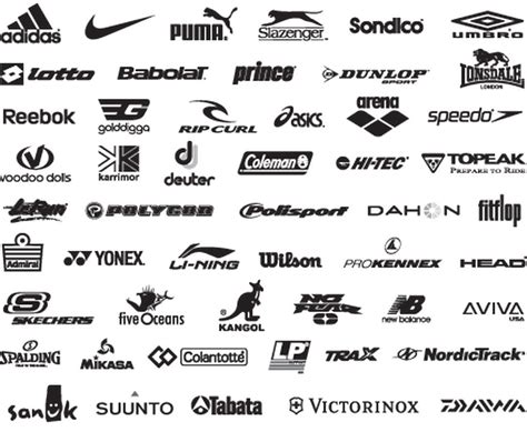 Sportswear Brand Logos | Sports brand logos, Clothing brand logos ...