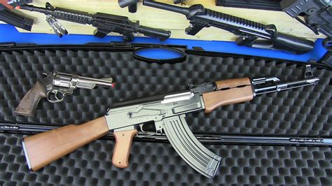 Toy Guns Kalashnikov AK-47 Military Weapons & Equipment !! BOX OF TOYS GUNS Video for Kids - YouTube