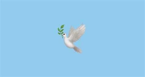 🕊️ Dove Emoji on Apple iOS 13.3