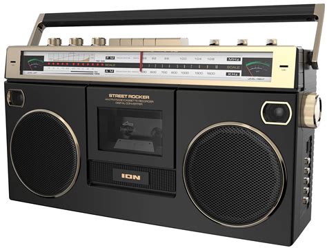 Ion Audio 1980S-Style Portable Bluetooth Boombox AM/FM Radio Cassette ...