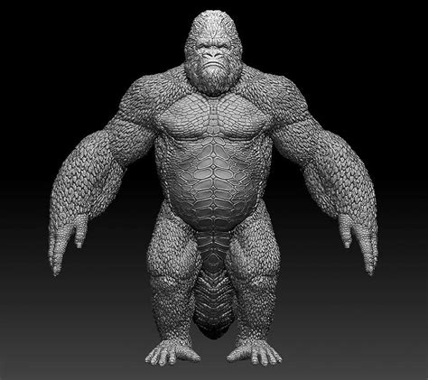 New Godzilla vs Kong Figure Concept Art Imagines A King Kong - Godzilla ...