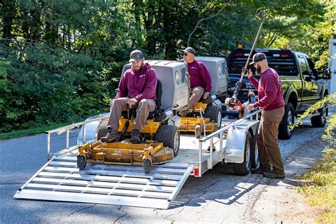 Wood Deck 2.0 Open Landscape Trailers by Mission Trailers