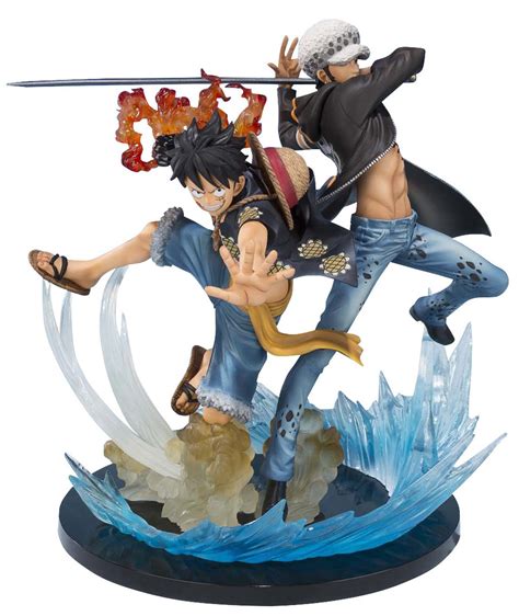 Buy TAMASHII NATIONS Bandai Monkey D Luffy & Trafalgar Law 5th Anniversary Edition One Piece ...