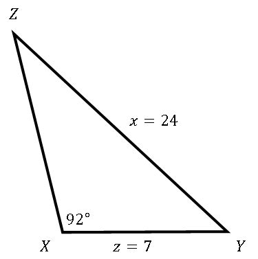 Find the angle \angle Z . | Homework.Study.com