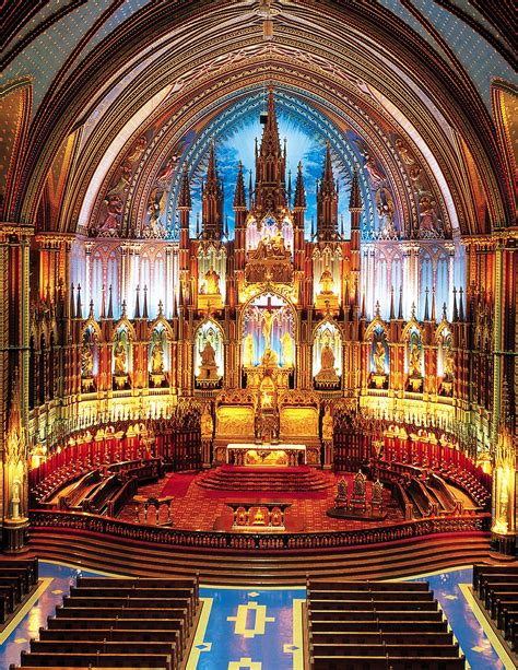 Notre Dam Basilica Montreal, Canada | Iglesia, Iglesia catedral, Ideas de la iglesia