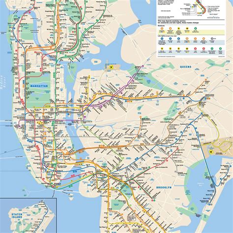 Free Printable Nyc Subway Map