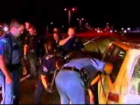 Cops - Road Spikes win. - YouTube