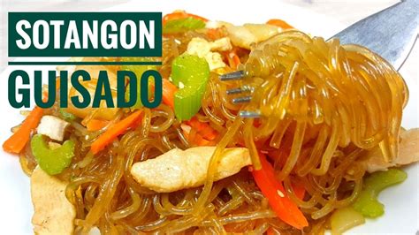 Sotanghon Guisado in Korean Sweet Potato Noodles | How to Cook - YouTube | Korean sweet potato ...