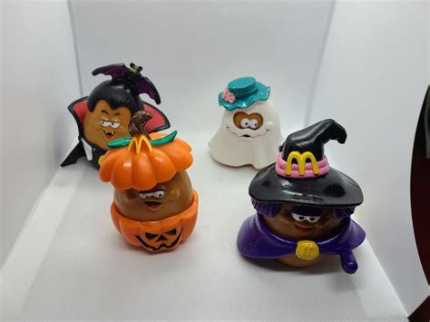 Vintage McDonald's Happy Meal chicken mcnuggets Halloween toys. Witch ...