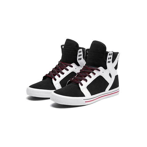 SUPRA Footwear ($115) | Supra shoes, Red sneakers, Red and black shoes