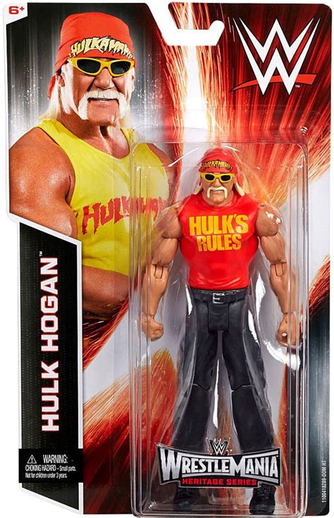 WWE Wrestling Wrestlemania Heritage Hulk Hogan Action Figure ...