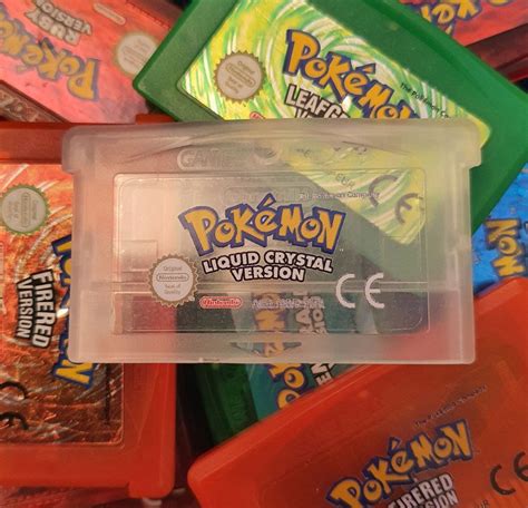 Gameboy Pokemon Liquid Crystal Cartridge Sticker clear - Etsy