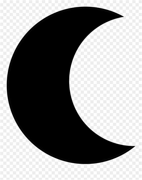 Moon Shape Png Picture Library Download - Crescent Shape Clipart (#157887) - PinClipart