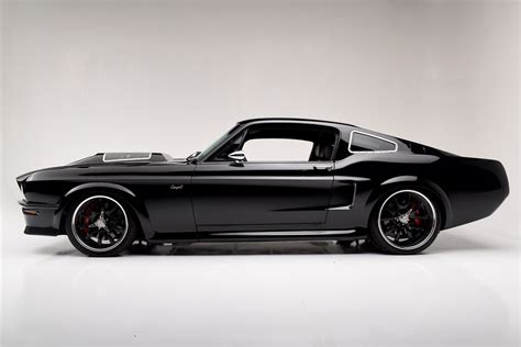 1967 FORD MUSTANG CUSTOM SUPERCHARGED FASTBACK "OBSIDIAN" - Side ...