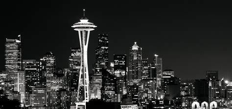 Seattle at Night Wallpapers - Top Free Seattle at Night Backgrounds - WallpaperAccess