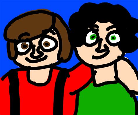 Balki and his cousin Larry (GOOGLE THEM!) - Drawception