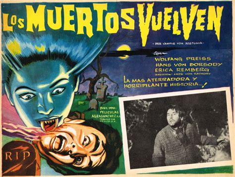 Night of the Vampires, 1964 | Classic horror movies, Vintage movies ...