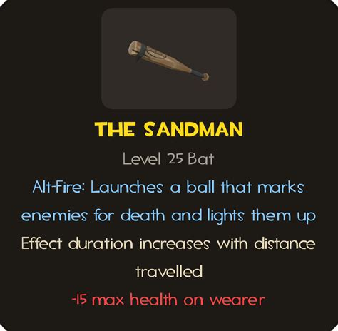 Rework idea for The Sandman : r/tf2