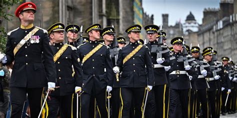 The Duke of Kent Attends a ﻿Drumhead Service at the Scottish Palace of Holyroodhouse