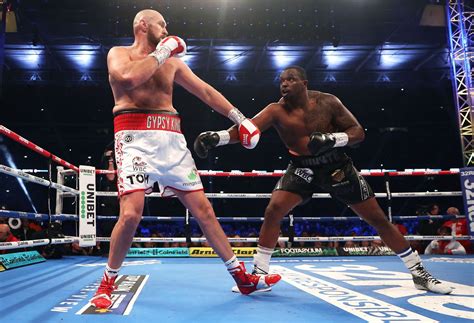 Details of 'Tyson Fury's last fight against Dillian Whyte