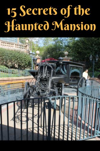 15 Secrets of the Haunted Mansion