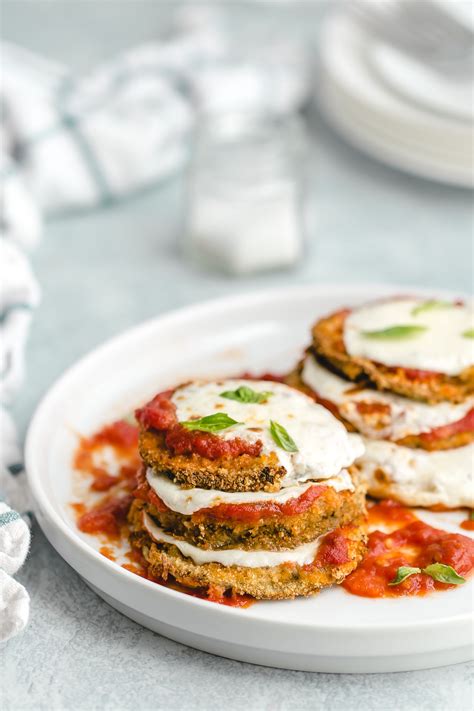 Healthy Baked Eggplant Parmesan Recipe