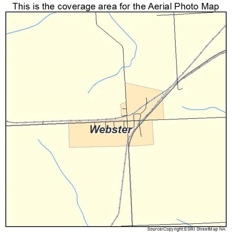 Aerial Photography Map of Webster, IA Iowa