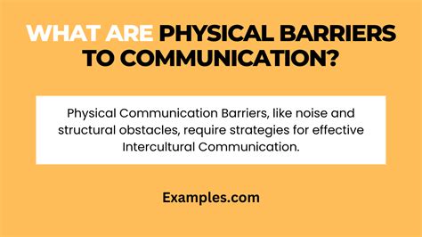 Physical Barriers to Communication - 19+ Examples, How to Overcome