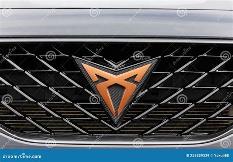 Logo of Cupra vehicle editorial stock image. Image of cupra - 226339339