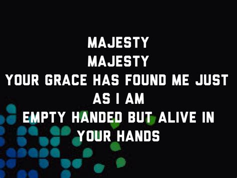 majesty lyrics by Hannah Mcnemar