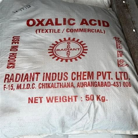 Oxalic Acid Powder at Rs 52/kg | Udhana | Surat | ID: 21487097662