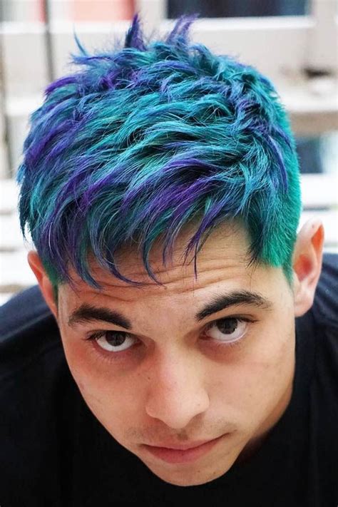 Hair Dye For Men Is Not So Scary As It Seems | Boys colored hair, Dyed ...