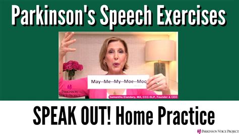 09/20/22 Parkinson's Speech Exercises: September Getaways! - YouTube