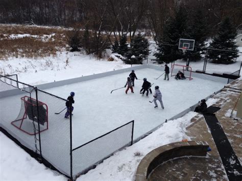 Outdoor Hockey Rinks Have Major Benefits!