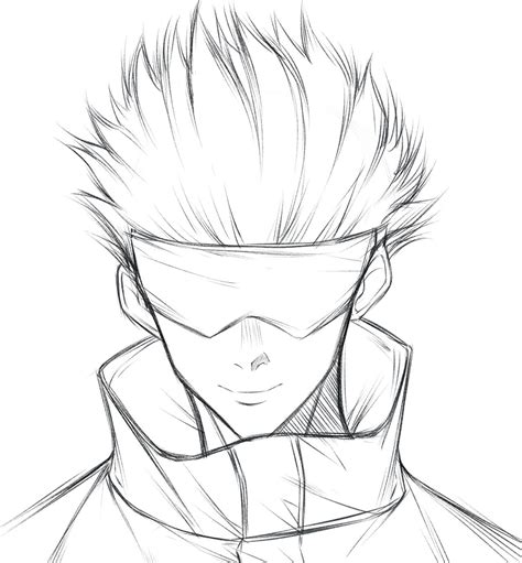 Gojo Satoru Sketch Jujutsu Kaisen By Fhilippe124 by kenkanekiart on ...