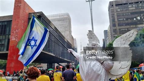 Supporters of former Brazilian President Jair Bolsonaro are... News ...