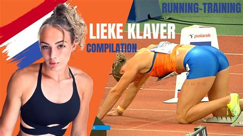 Lieke Klaver Dutch Sprinter Compilation(Running-Training) - YouTube