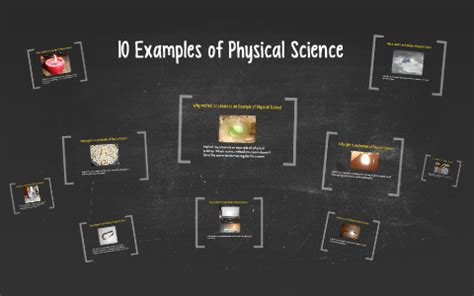 Physical Science Examples