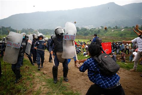 A violent protest, news and daily life in Nepal on Behance