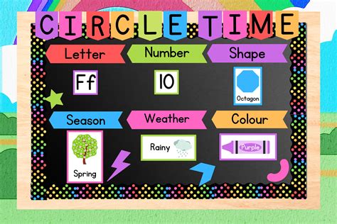 Circle Time Board Daycare Learning Preschool Homeschool - Etsy